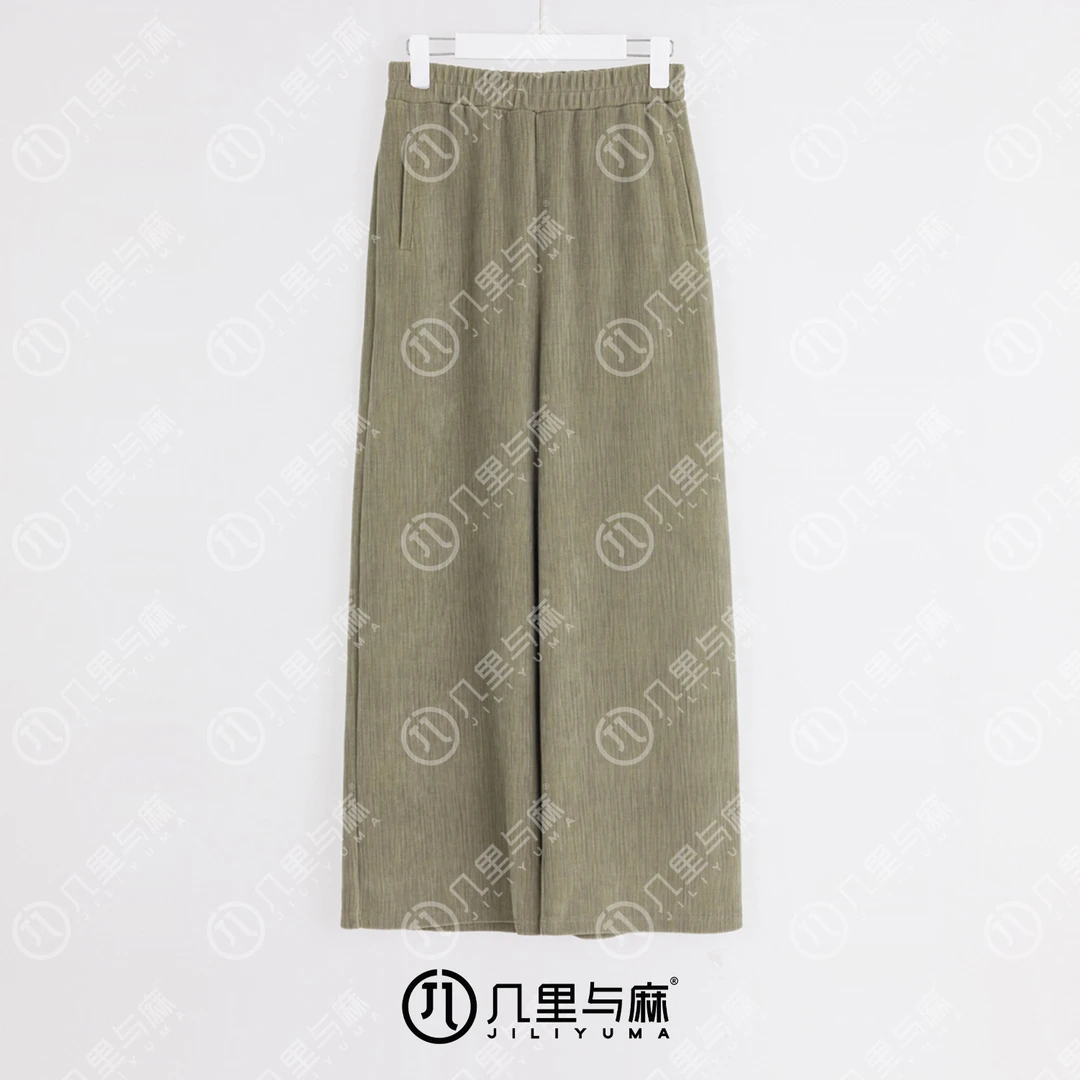 （几里）川上述-气质通勤百搭休闲裤 裤长102 1080246