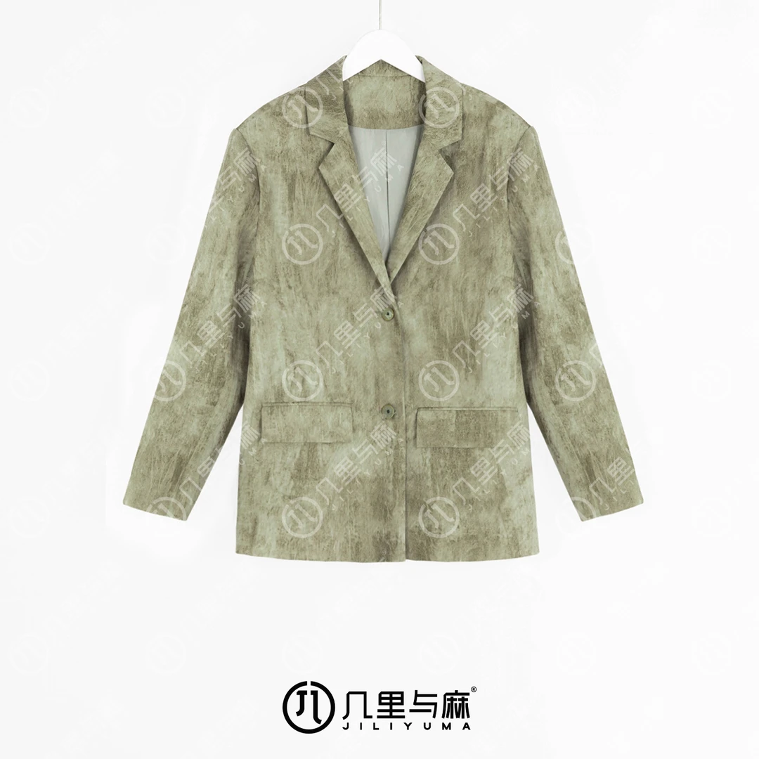 （几里）须臾-复古百搭气质西服外套 衣长69 胸围110 1080644