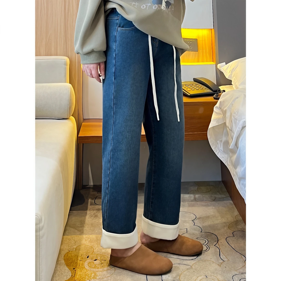 断码捡漏~薄荷巧巧 / 很A很飒拽姐修腿型牛仔裤3466花契200斤胖mm