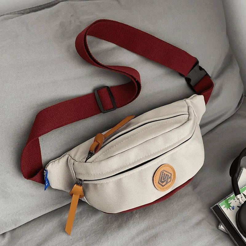 斜跨包斜挎男女简约胸包小挎包时尚个性运动腰包士百搭单肩小背包