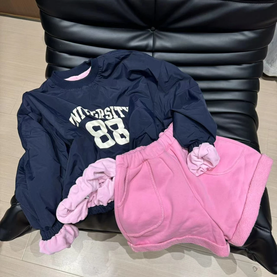 韩风小众风格集粉色短裤/88号卫衣