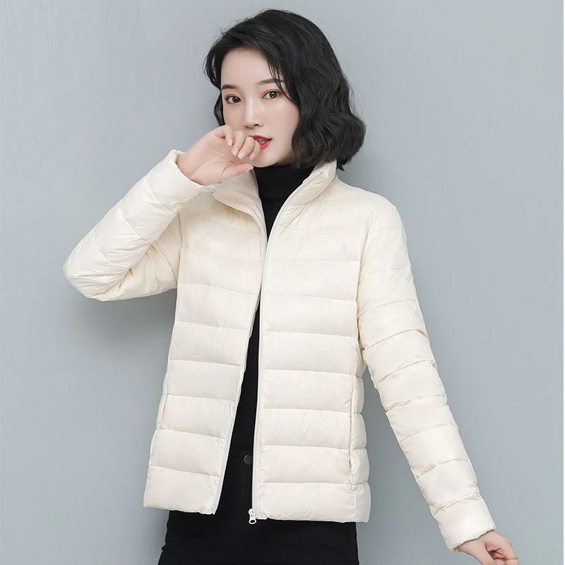 时尚羽绒服棉衣女短款2023时尚韩版小棉袄修身显瘦轻薄