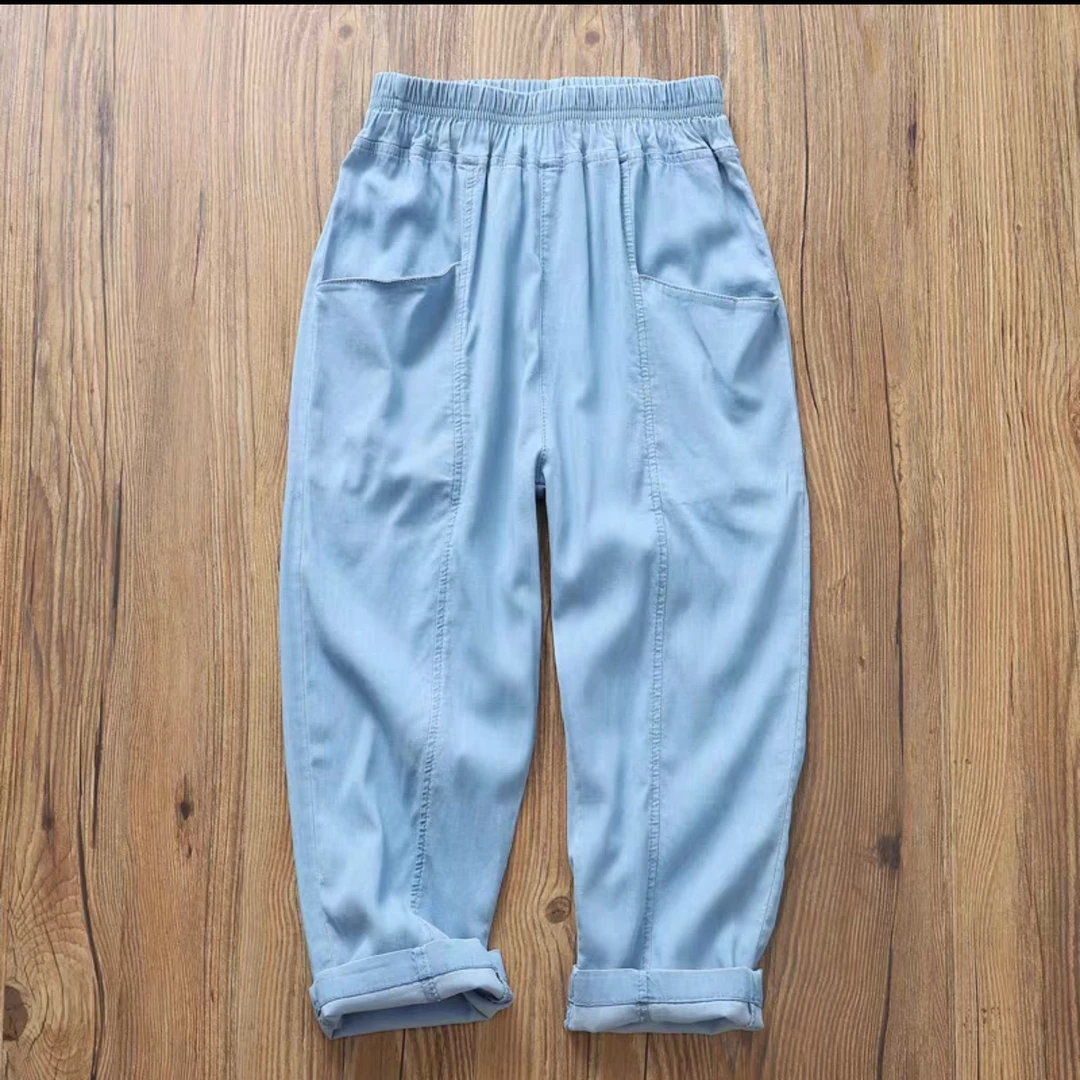 儿童夏季薄款牛仔裤