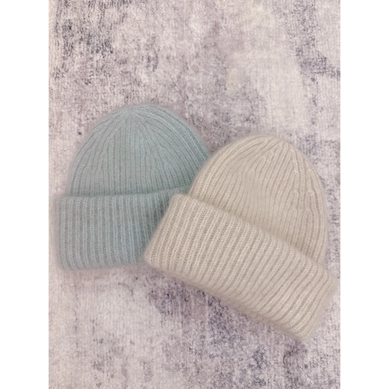 狐狸绒帽子保暖厚实翻边韩系女帽亲肤软糯