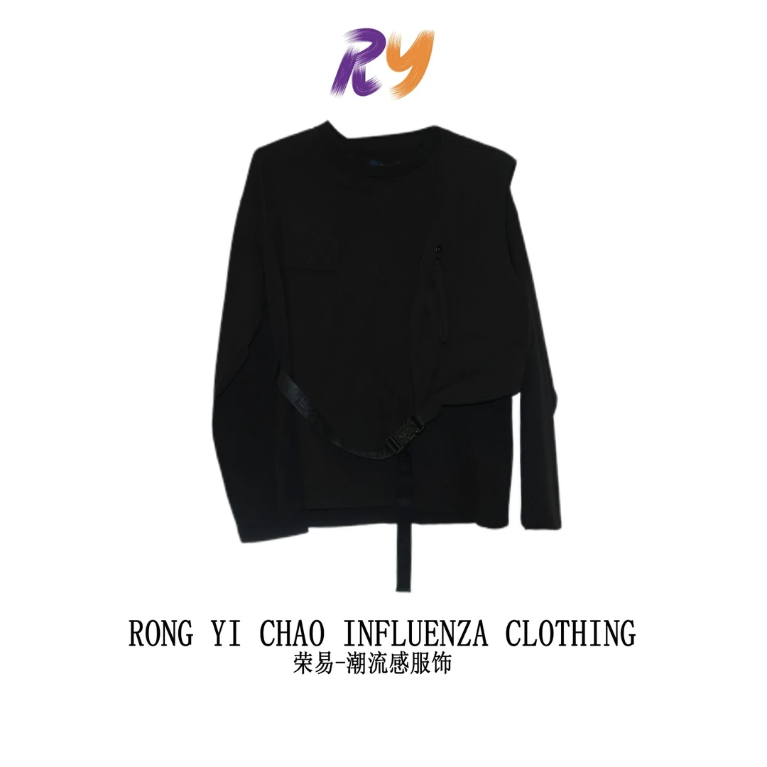 99新  RY/LV/路易威登/战术马甲绑带卫衣/XL码/6648584长袖