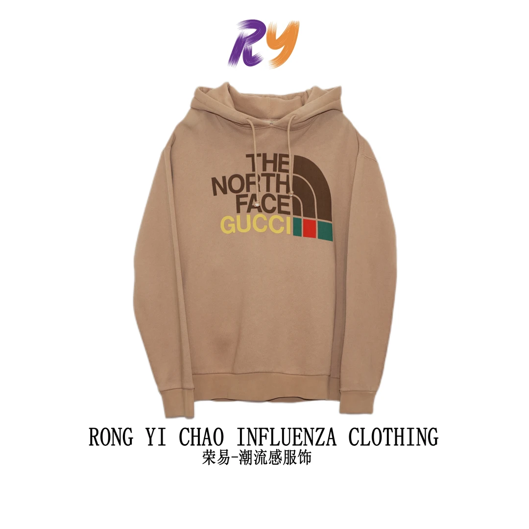 全新带吊 RY/Gucci/古驰北面联名/连帽卫衣/s码/6078155