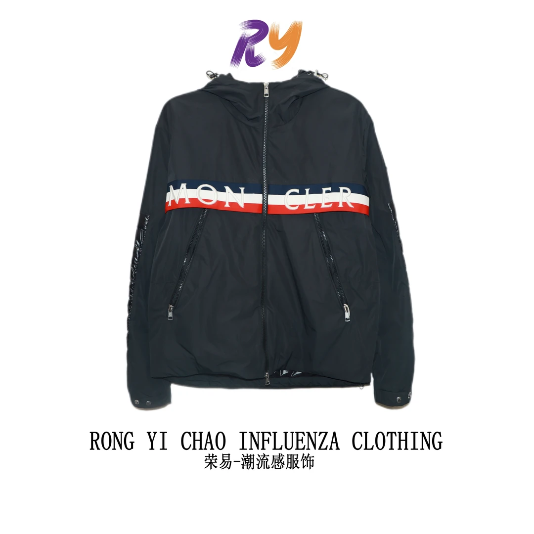 99新 RY/蒙口/黑色羽绒服/3码/5613698男士