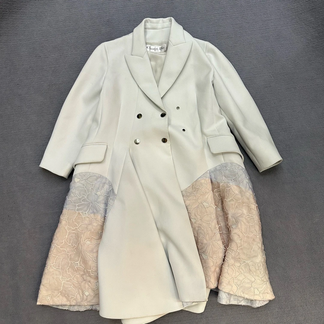 99新/Dior迪奥/小香风白色西服外套/38码