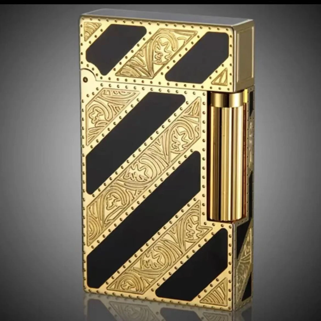 S.dubtnt都柏特充气打火机法国侧滑轮砂轮高档定制创意火机纯铜