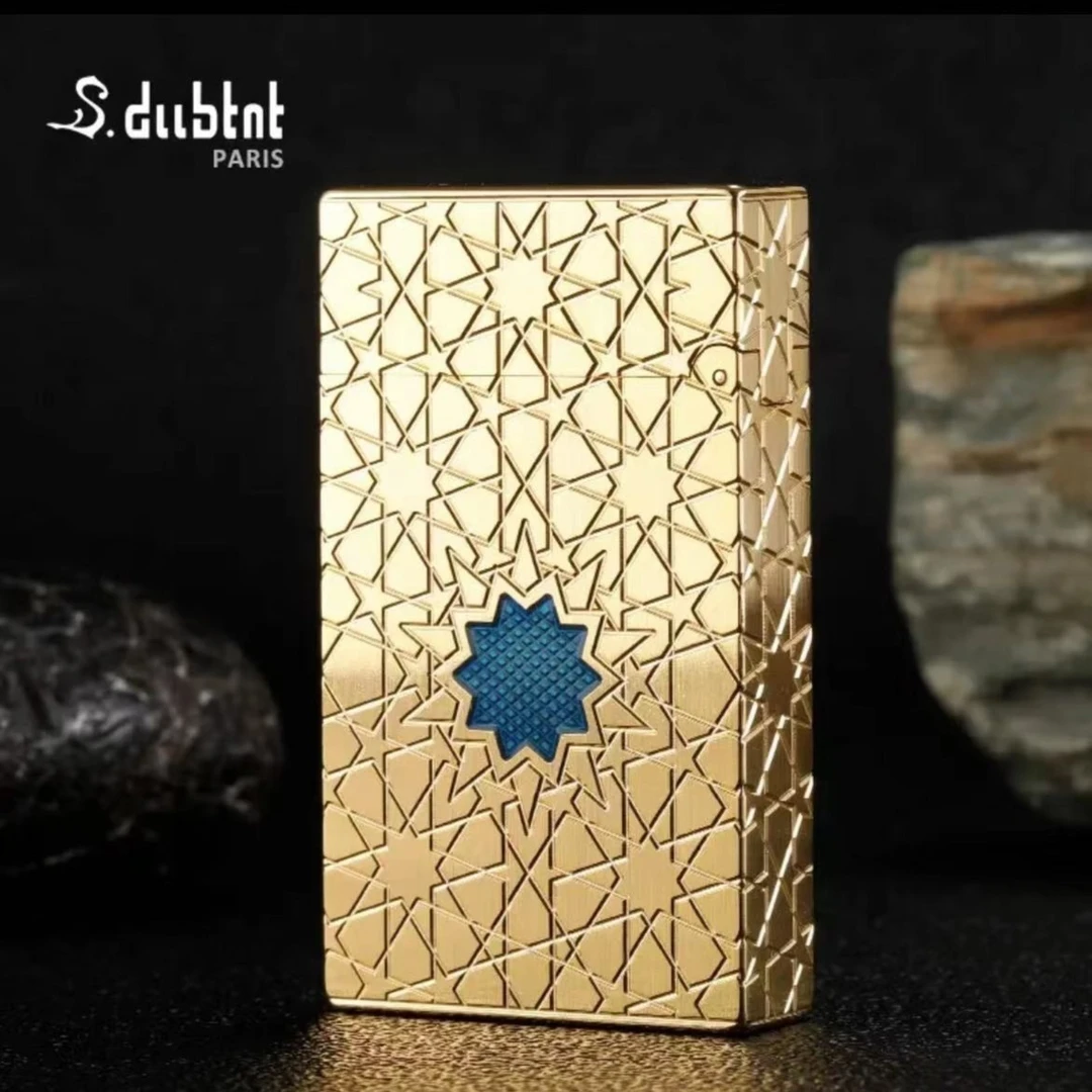 S.dubtnt都柏特充气打火机法国侧滑轮砂轮高档定制创意火机纯铜