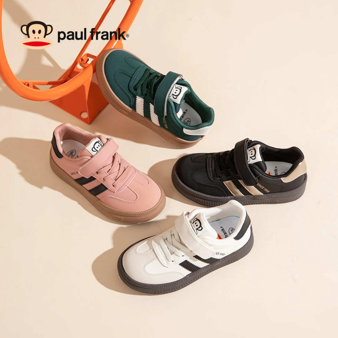 大嘴猴儿童休闲板鞋2024秋季新款女童户外运动跑步鞋鞋子男宝宝鞋