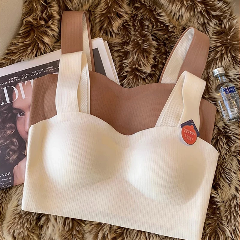 蚂蚁Q娃舒适无痕性感内衣女聚拢无钢圈收副乳防下垂防走光文胸罩