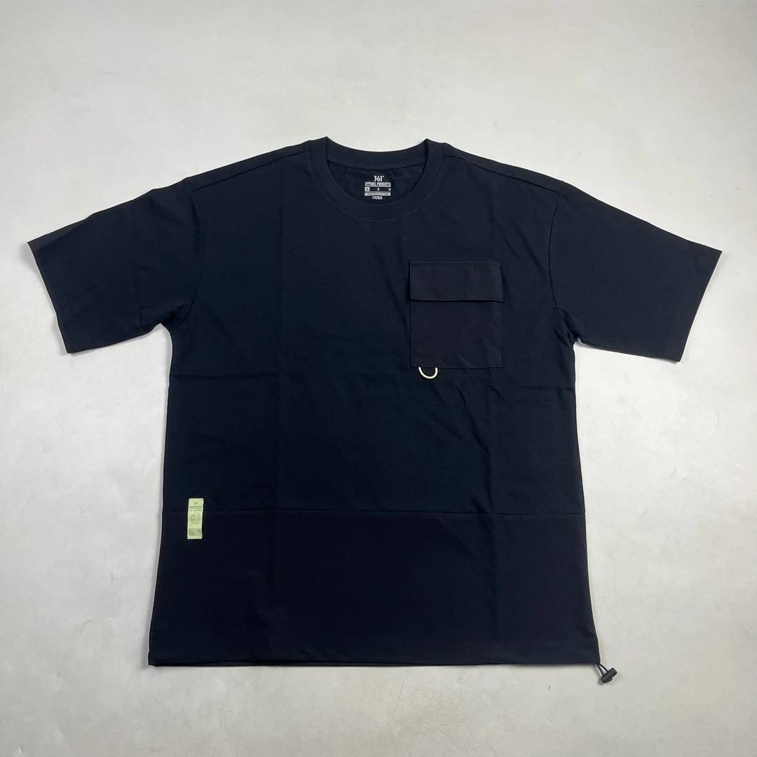 361°短袖男款运动生活系列时尚透气宽松圆领短袖T恤652329122V-