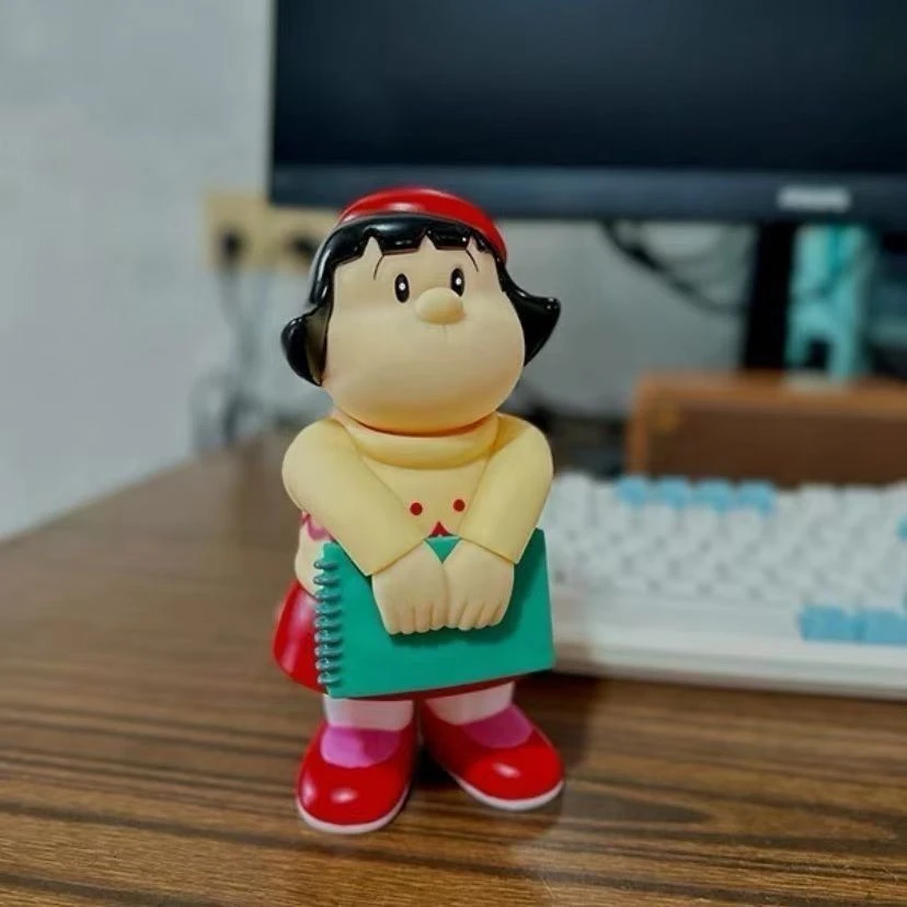 （实心胖妹可扭头）技兰呆萌手办 初登场公仔模型居家摆件可爱礼物