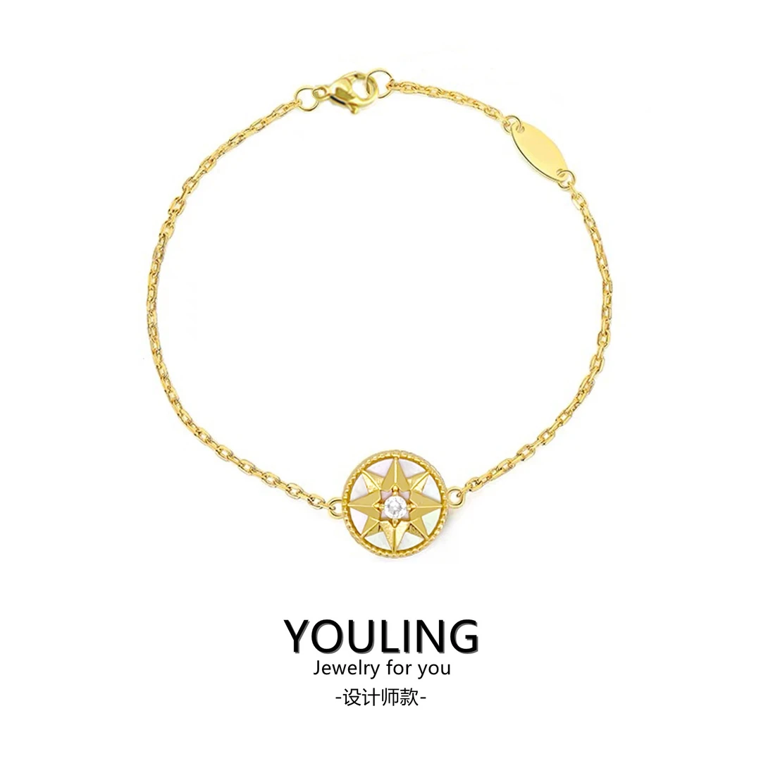 八芒星幸运罗盘手链轻奢小众设计高级感L103