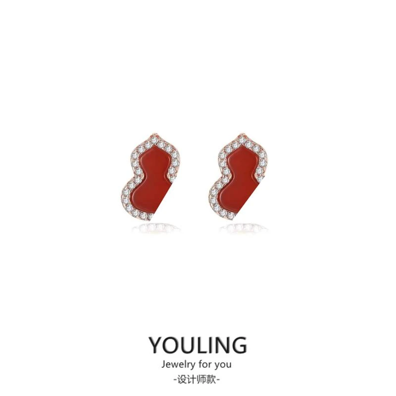 YOULING/柚琳 红色葫芦经典设计时尚百搭简约新款