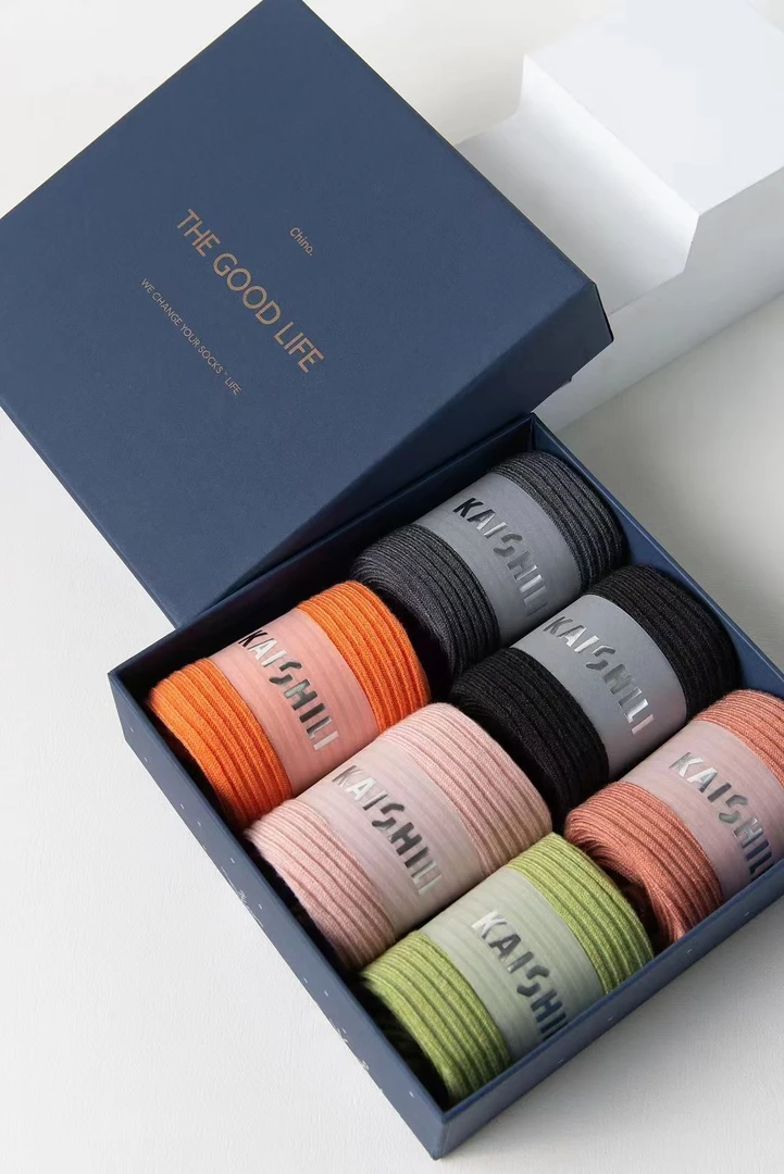 【六双装】5A抗菌女堆堆袜秋冬多色舒适纯色潮袜加厚女款高弹保暖