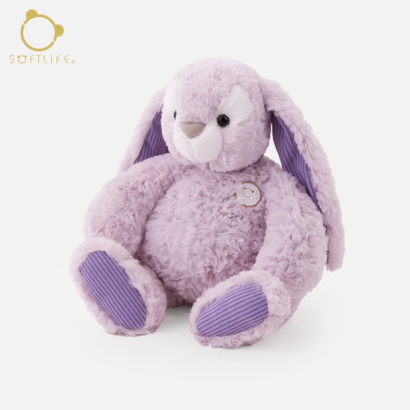 softlife兔子毛绒玩具女孩娃娃儿童安抚公仔生日礼物送女生