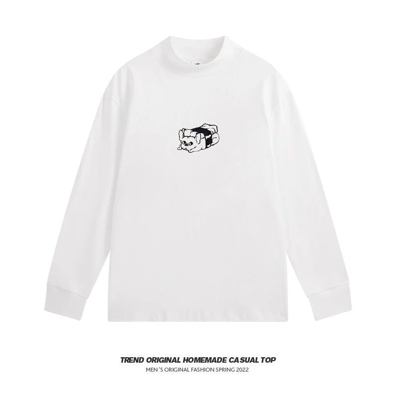 【打底系列】寿司狗  半高领男女同款无性别穿搭打底卫衣