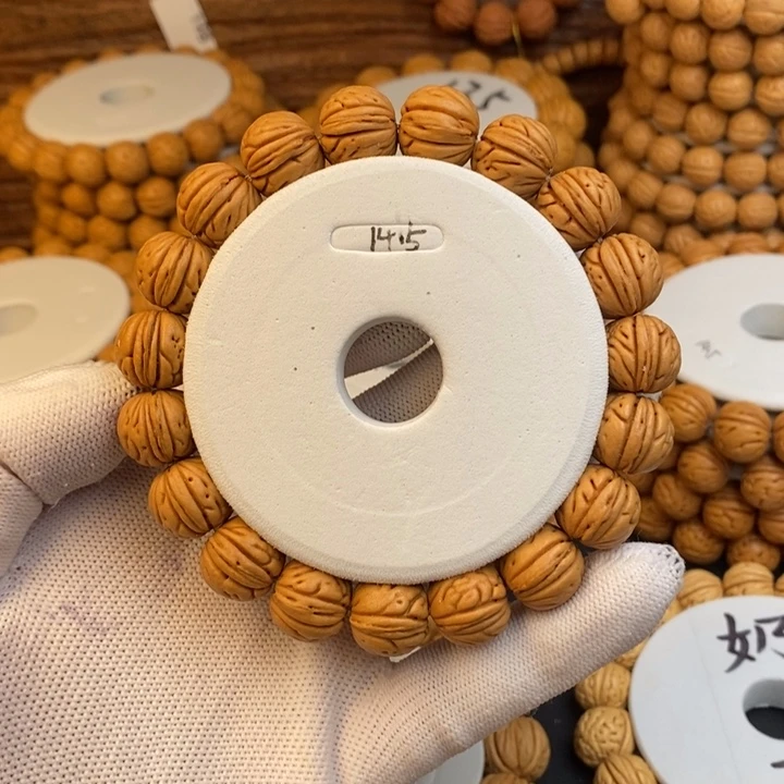 桃核手串p 饕餮14.5。