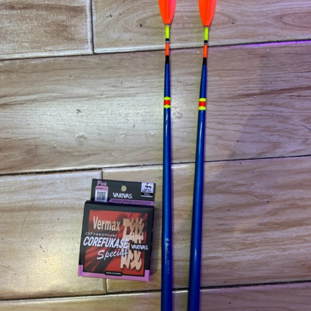 翘嘴远投浮漂2支+日本巴里巴斯鱼线一盘