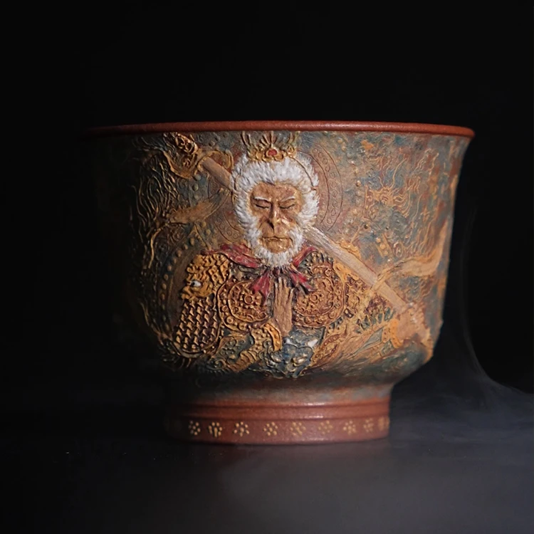 已售欣赏 | 《大圣》收藏级作品 黑神话悟空 重工手绘 限量5只 珍品