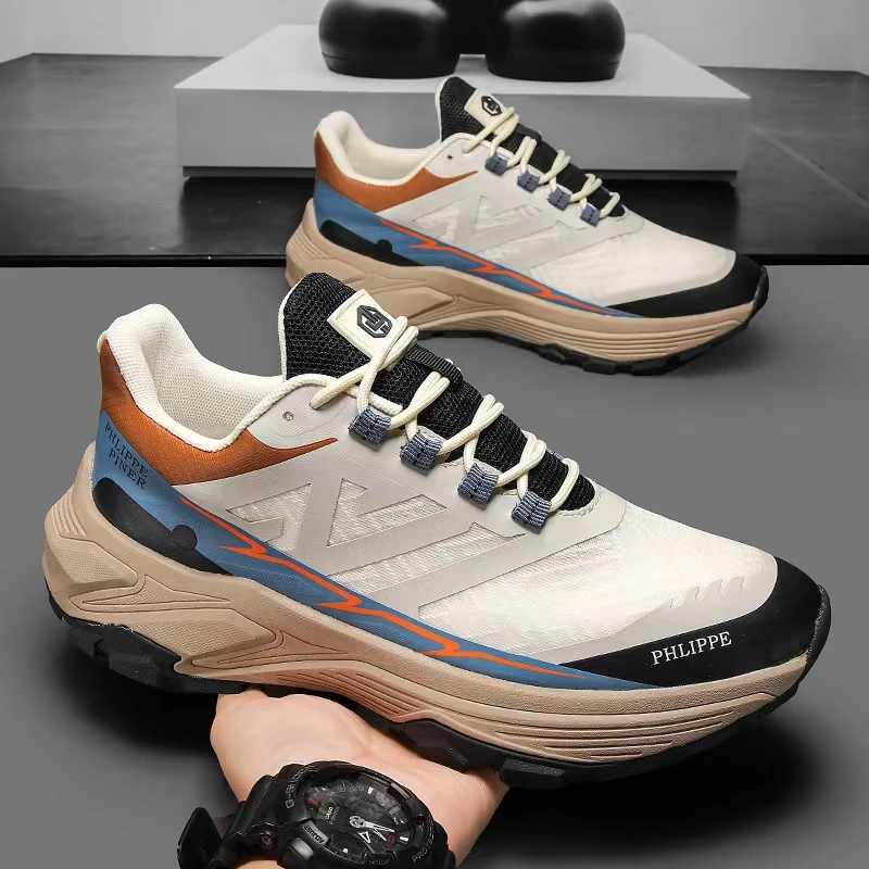 528HZ-户外运动跑鞋郊游自驾登山露营防滑透气轻量男女同款休闲鞋