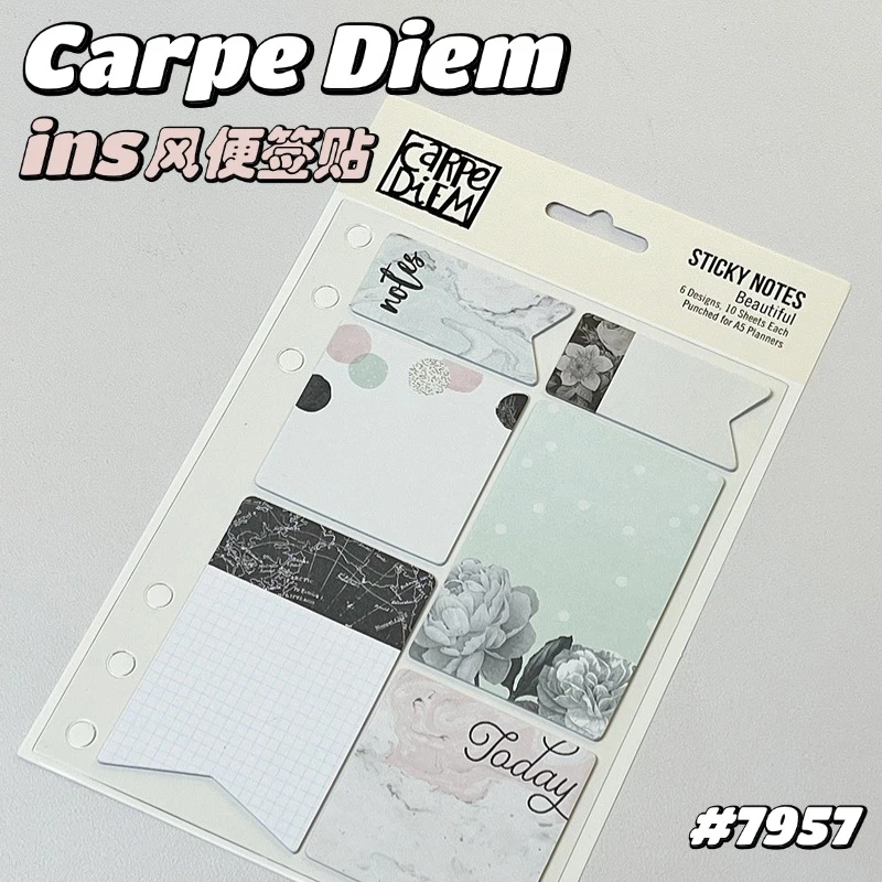 CarpeDiem美式便签纸ins风便签标签素材80贴#7957便签贴