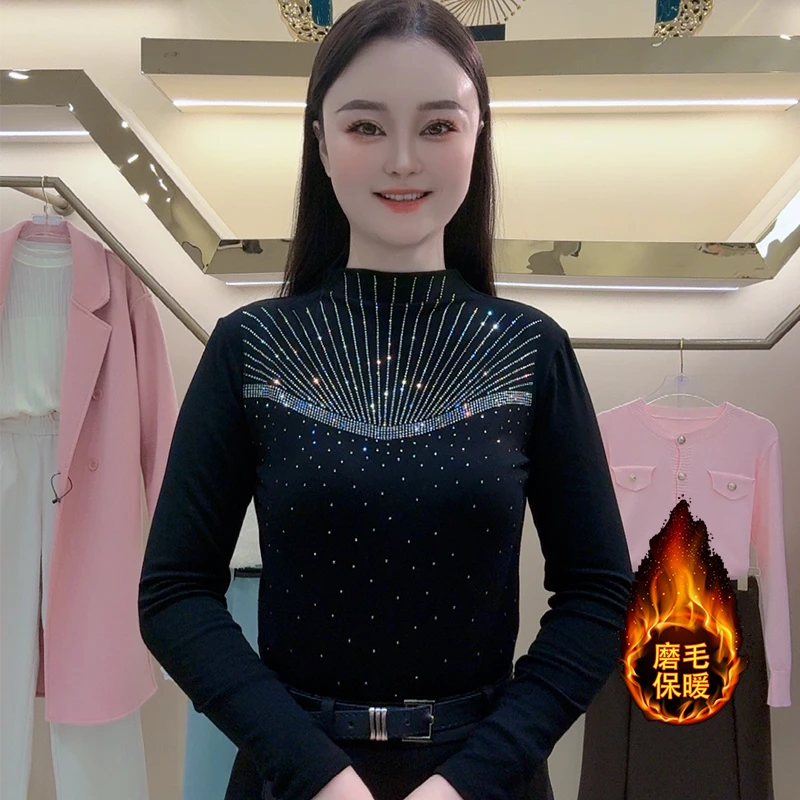 【久久老板娘专属】2025新款百搭减龄女士打底衫GG013