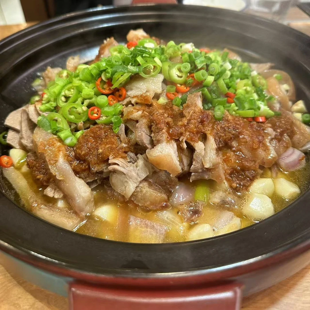 招牌砂锅肘子菜品教程