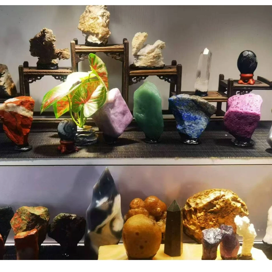 新疆戈壁石，奇石，泥石，盆景石，家居摆件，办公室摆件，把玩石