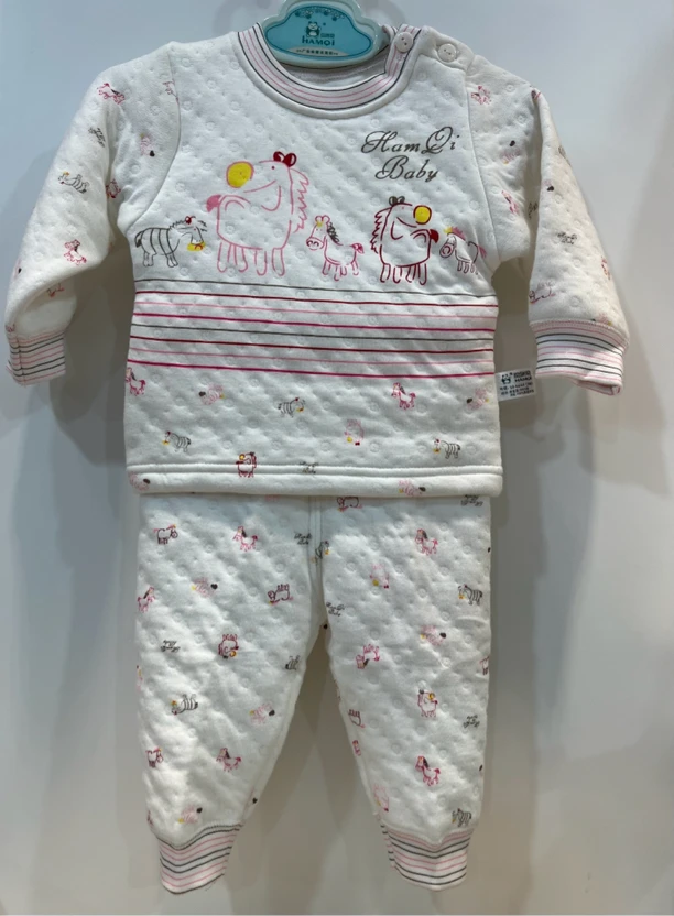 哈咪h0008少年装棉内衣套装打底套简约风格棉上下