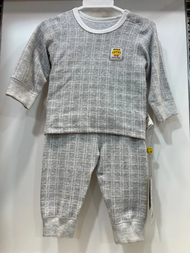 哈米H0009少年内衣打底简约加厚夹棉闭档哈衣