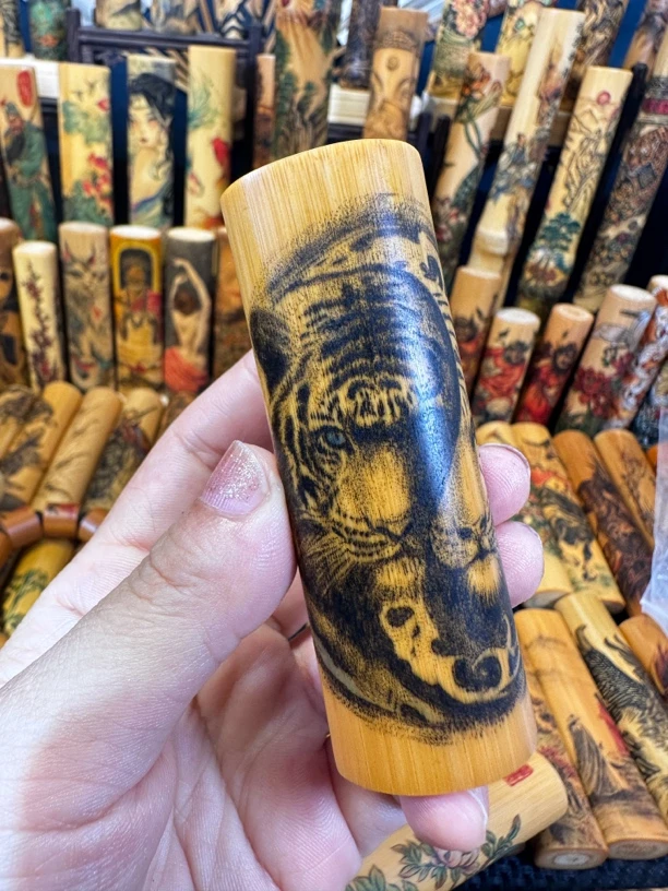 唐炎老师针刺实心竹太极虎