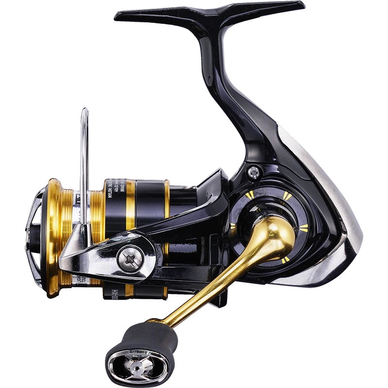 DAIWA/达亿瓦23款CROSSFIRE LT远投金属线杯达瓦纺车轮金色轻量化