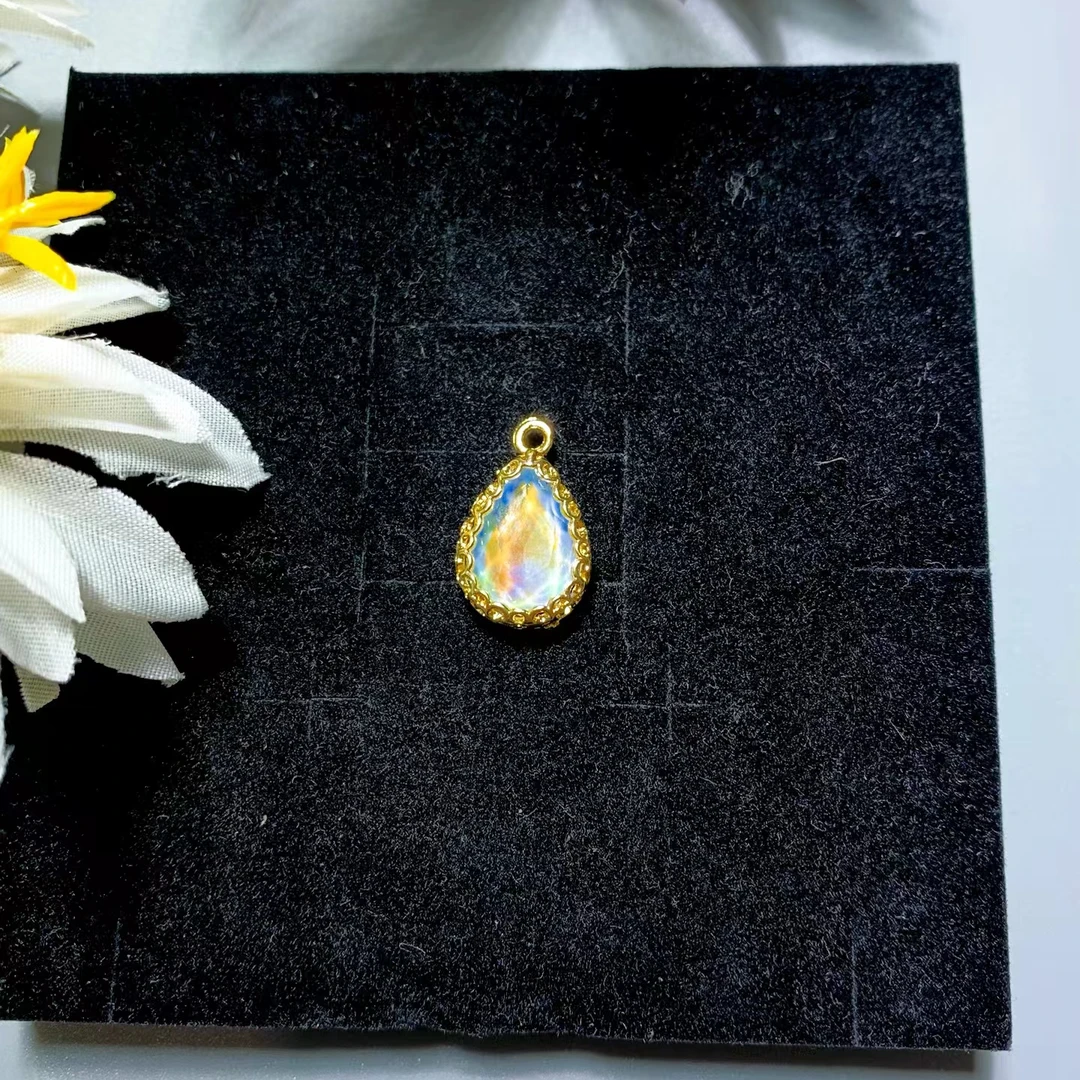 吊坠 【私人定制】收藏级轻奢气质时尚蓝黄色简约HDZ095