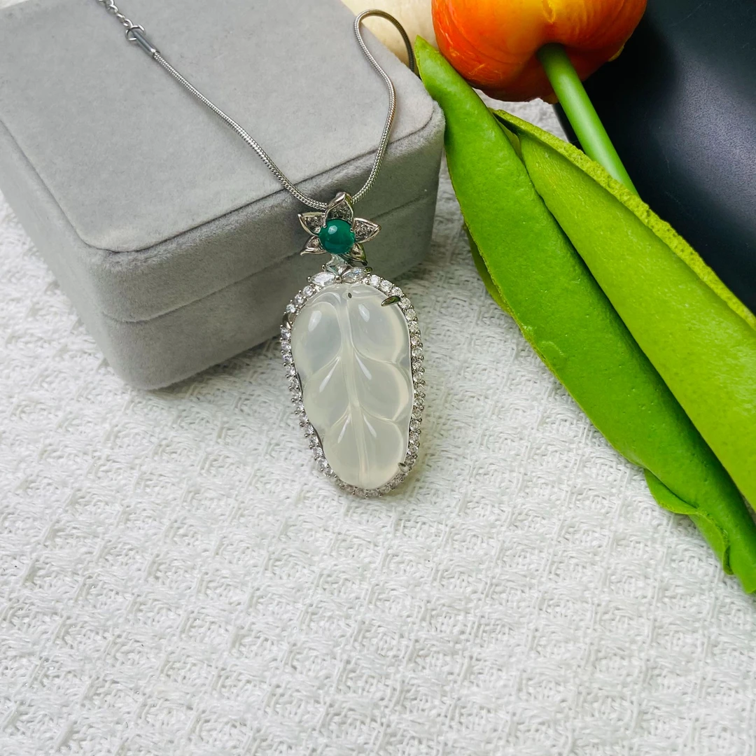 吊坠 【私人定制】收藏级轻奢精致金枝玉叶吊坠HDZ018