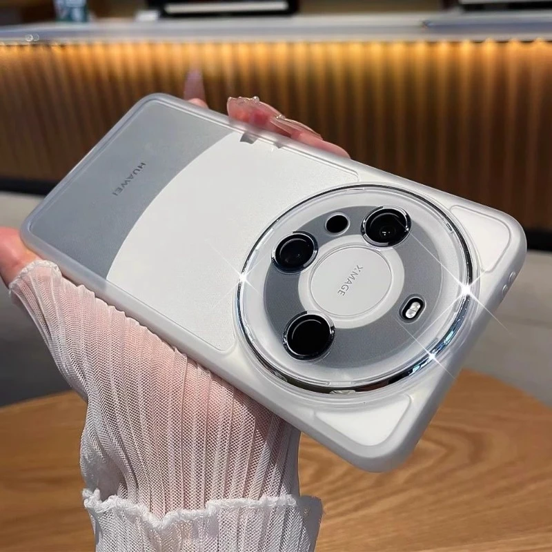 适用华为matepro手机壳mate透明pro+男女硅胶大屏镜头全包保护套