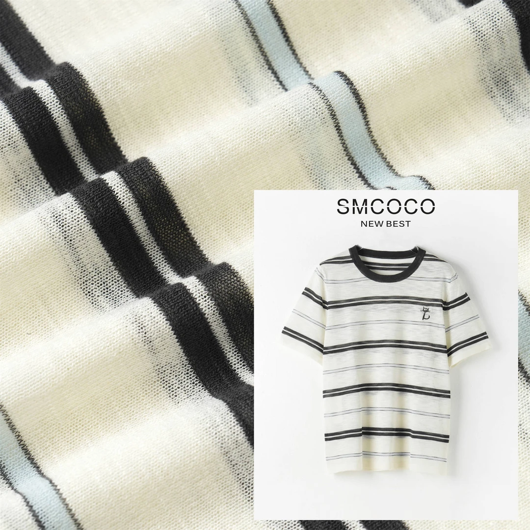 【重磅新款】小猫条纹减龄洋气时尚气质显瘦百搭针织衫431-30129