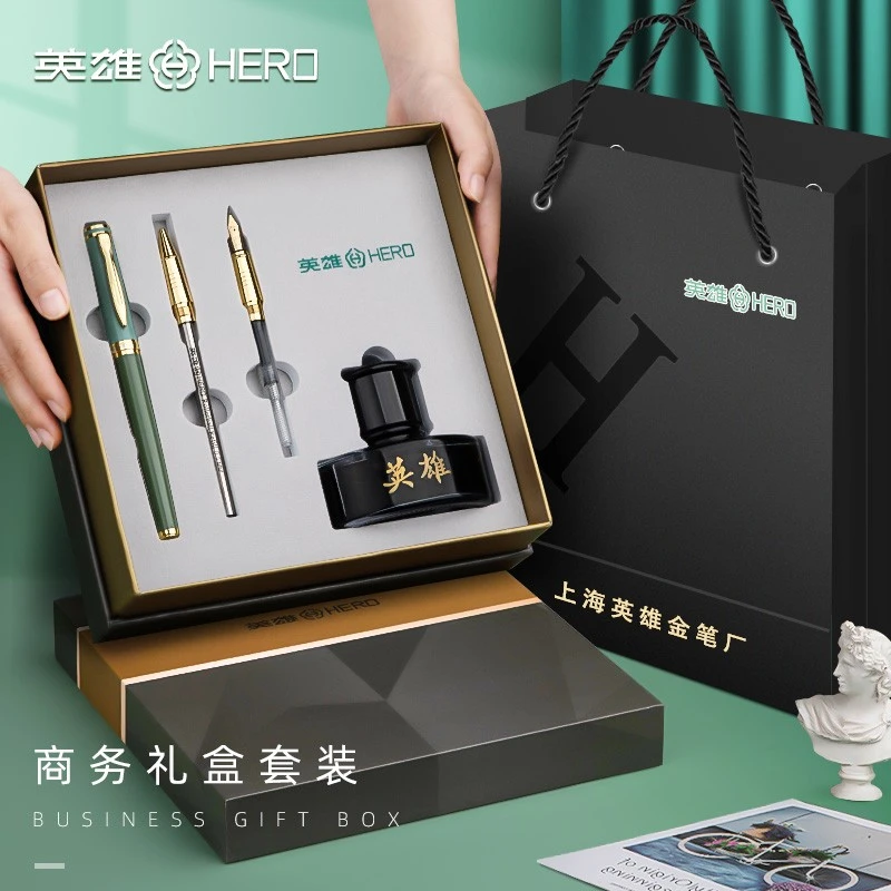 英雄钢笔礼盒男士女士高档精致高颜值商务伴手礼办公生日送礼盒