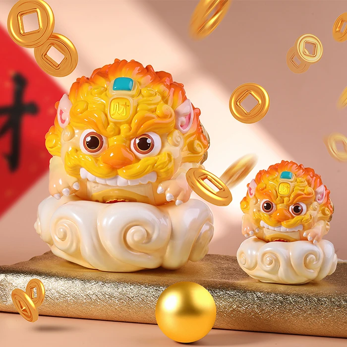 【招财纳福】 东来也 国潮手办 龙年生肖 周边 摆件 财章