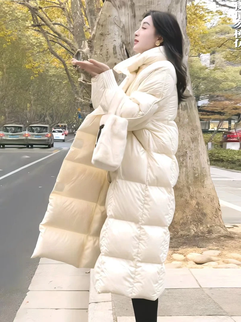羽绒服女长款2024冬季新款时尚洋气加厚爆款外套68F19