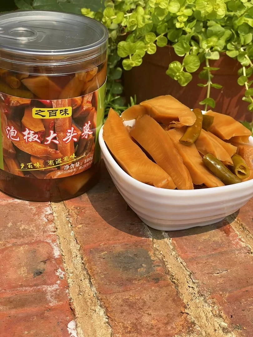 广西横县之百味泡椒大头菜（500克/瓶）