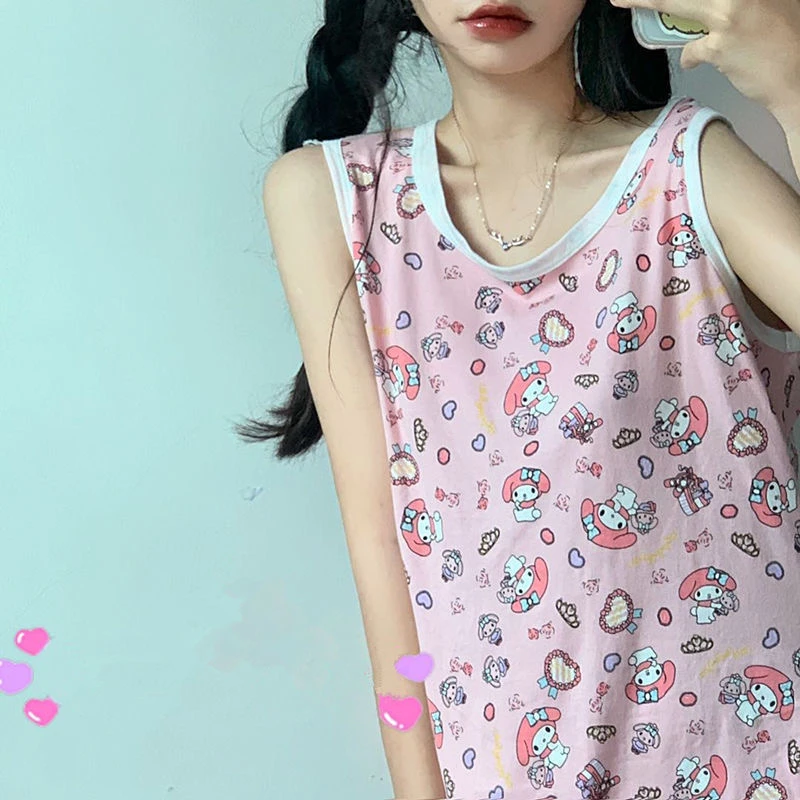 夏天背心睡裙女薄款2022年新款吊带纯欲风无袖美乐蒂睡裙短裙少女