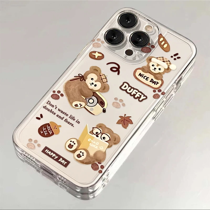 达菲熊苹果小米华为iphone15promax太空壳14软壳13手机壳12/11/DC