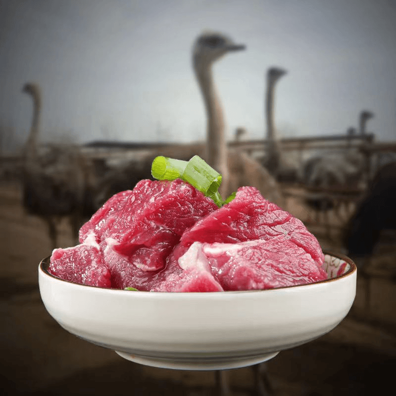 新鲜驼鸟大腿肉精瘦肉鸵鸟禽肉顺丰包邮