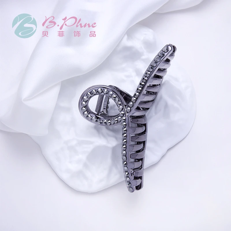 B.【1016】银色大号抓夹满钻