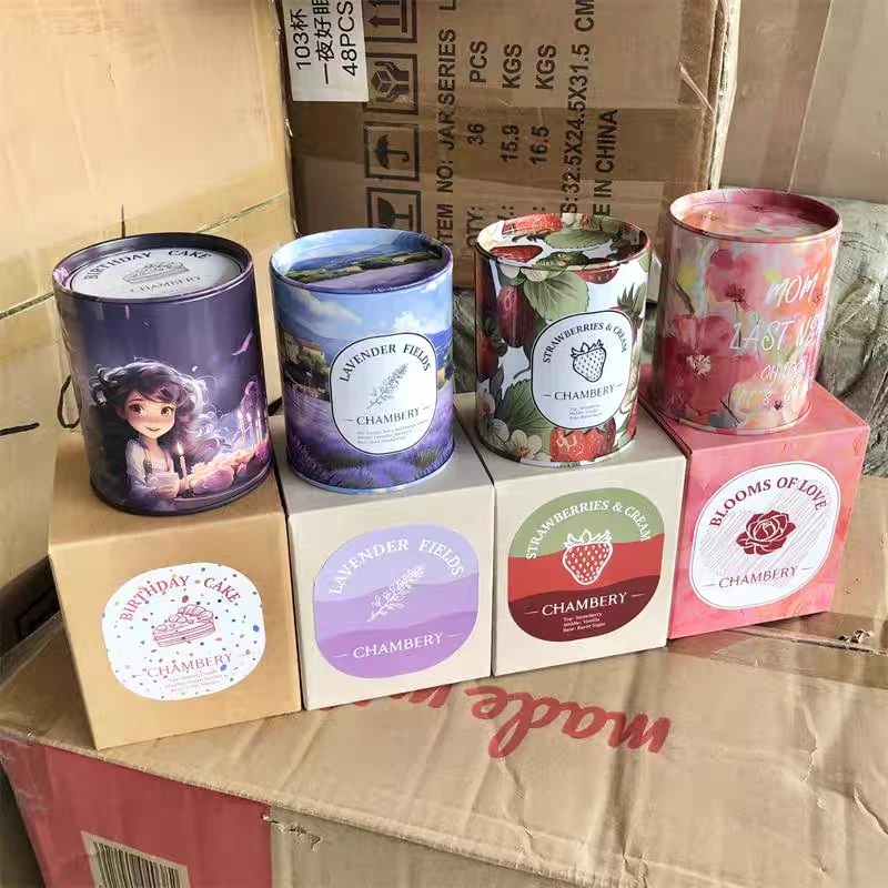创意铁罐香薰蜡烛 氛围感礼物生日伴手礼