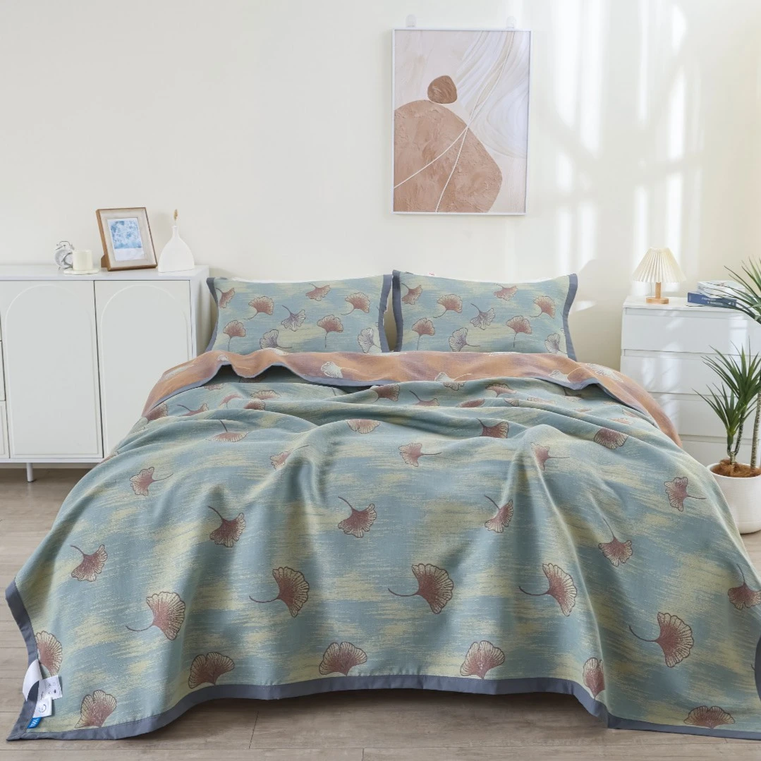 【新款 罗伊 240*250】天丝麻 细纱 多功能铺盖毯双面细纱天丝凉席