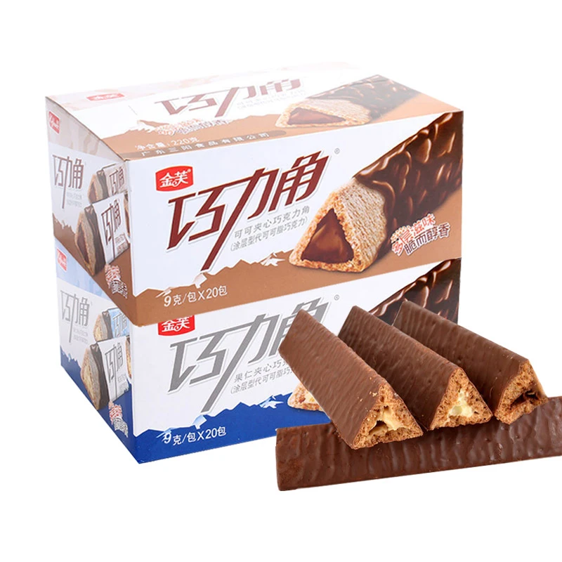 金芙巧力角夹心巧力棒儿童休闲零食品（代可可脂）姜0g